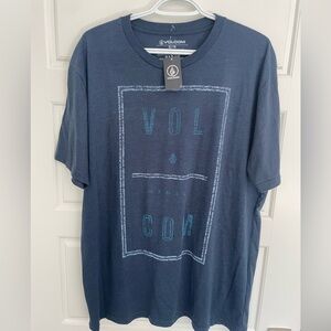 Volcom Blue T-Shirt size XL men’s NWT